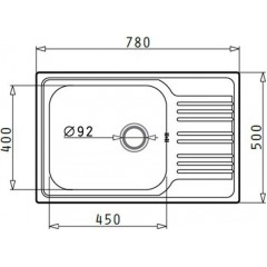 Maidtec Inset 1B 1D Ένθετος Νεροχύτης 78x50cm Inox Σατινέ 101050701 Maidtec Inset 1B 1D Ένθετος Νεροχύτης 78x50cm Inox Σατινέ 101050701